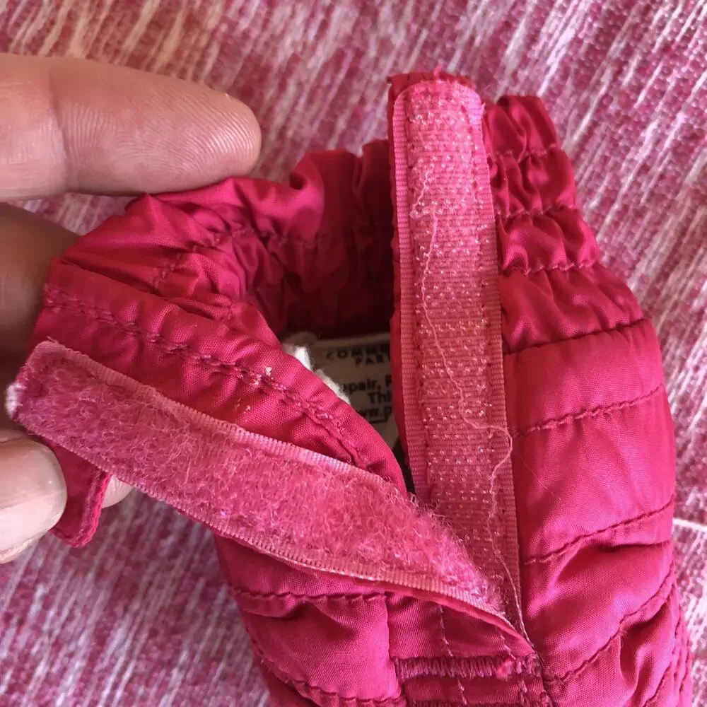 PATAGONIA BABY PUFF MITTS 0-3M STRAIGHT Pink INFANT MITTENS insulated
